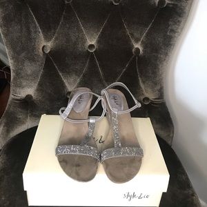 Style & Co “GunMetal” Sandal Heels